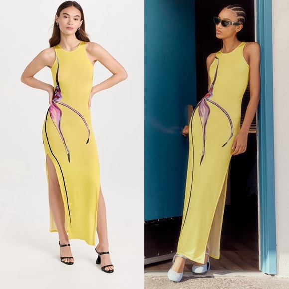 Louisa Ballou Dresses & Skirts - LOUISA BALLOU Sea Breeze Dress Caledonia Orchid Yellow Size Small